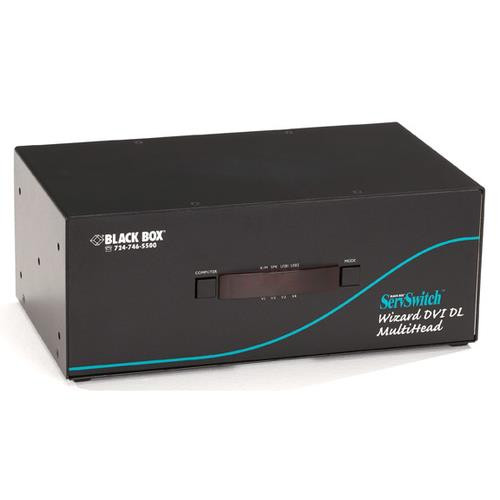 Black Box ServSwitch Wizard commutateur écran, clavier et souris Noir - KV2304A