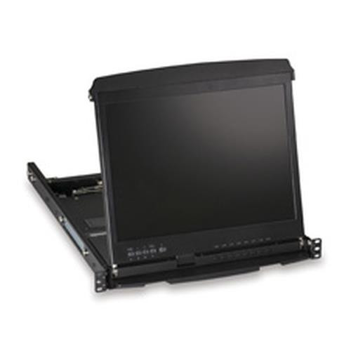 Black Box ServView V support d'ordinateurs 43,2 cm (17") 1920 x 1080 pixels Noir 1U - KVT517A-8DV-WIDE