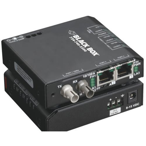 Black Box  convertisseur de support réseau 100 Mbit/s Multimode, Monomode Noir - LBH100A-SC