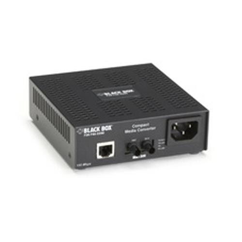 Black Box  convertisseur de support réseau 100 Mbit/s 850 nm Multimode Noir - LHC001A-R4