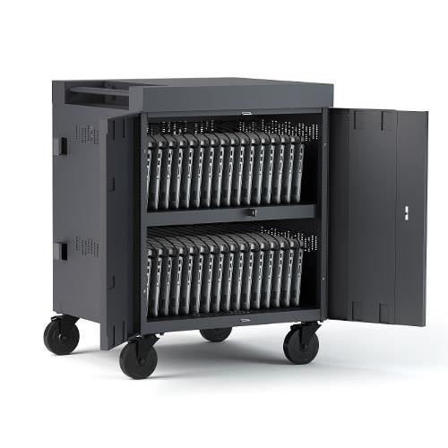 Bretford  chariot et rangement roulant Classe mobile de charge et de gestion Charbon de bois - TVC32PAC-CK
