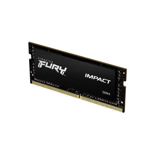 Kingston Technology FURY 32GB 3200MT/s DDR4 CL20 SODIMM Impact - KF432S20IB/32 Kingston Technology FURY 32GB 3200MT/s DDR4 CL20 SODIMM Impact - KF432S20IB/32