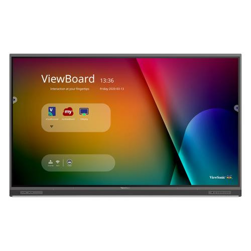 Viewsonic  tableau blanc interactif 2,17 m (85.6") 3840 x 2160 pixels Écran tactile Noir - IFP8652-1C