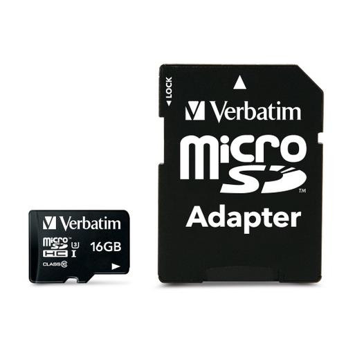 Verbatim Pro 16 Go MicroSDHC UHS Classe 10 - 47040