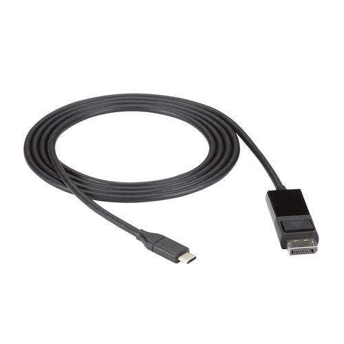 Black Box  câble vidéo et adaptateur 0,9 m USB Type-C DisplayPort Noir - VA-USBC31-DP12-003