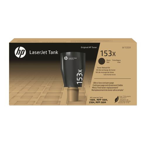HP Kit de recharge de toner 153X authentique LaserJet Tank, noir - W1530X