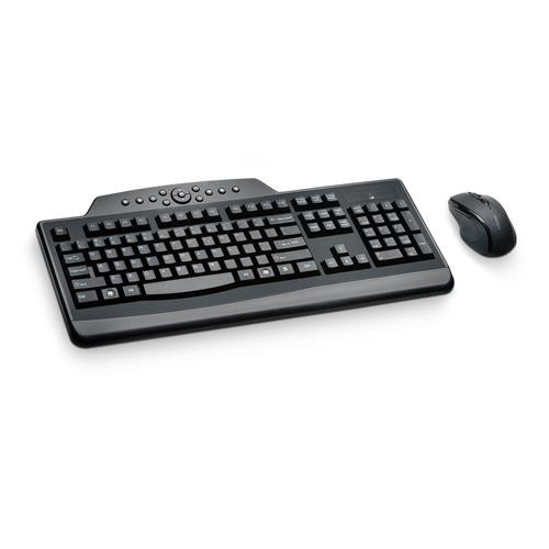 Kensington  clavier Souris incluse Maison RF sans fil QWERTY Anglais Noir - K72408USA
