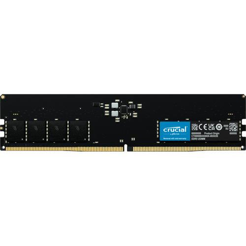 Crucial  module de mémoire 16 Go 1 x 16 Go DDR5 4800 MHz ECC - CT16G48C40U5 Crucial  module de mémoire 16 Go 1 x 16 Go DDR5 4800 MHz ECC - CT16G48C40U5