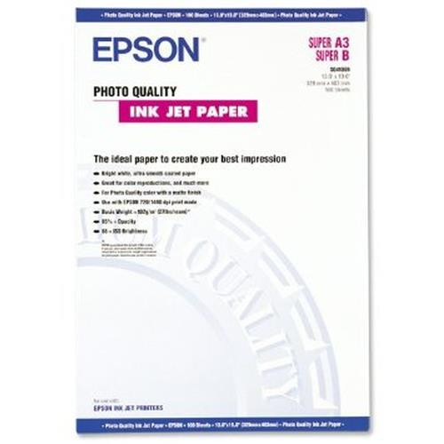 Epson Pap Couché Qual Photo A3+ (100f./102g) - C13S041069