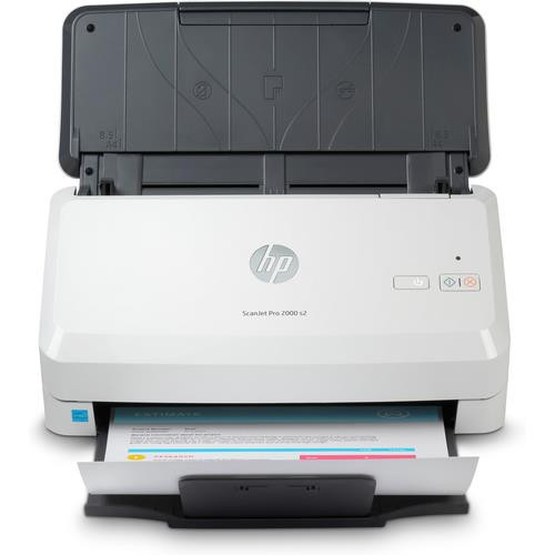 HP Scanjet Pro 2000 s2 Sheet-feed Scanner Alimentation papier de scanner 600 x 600 DPI A4 Noir, Blanc - 6FW06A