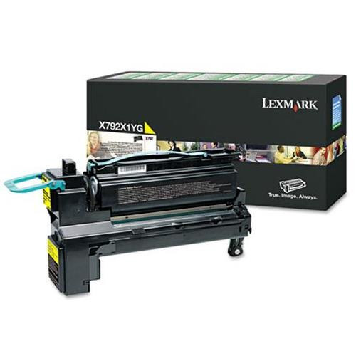 Lexmark  Cartouche de toner 1 pièce(s) Original Jaune - X792X1YG