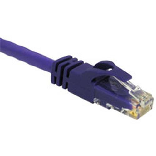 C2G 5ft Cat6 550MHz Snagless Patch Cable Purple câble de réseau Violet 1,5 m - 31347