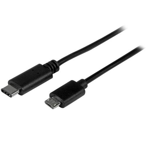 StarTech.com Câble USB-C vers Micro USB-B de 50cm, Câble de Transfert de Données, USB 2.0, USB C vers Micro-B - USB2CUB50CM