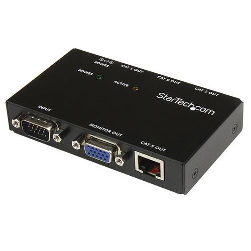 StarTech.com Extendeur vidéo VGA sur Cat5 4 ports - 150 m - ST1214T