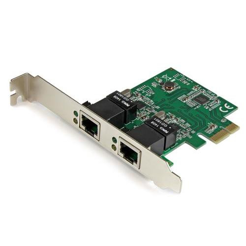 StarTech.com Carte réseau PCI Express à 2 ports Gigabit Ethernet - Adaptateur NIC PCIe GbE - ST1000SPEXD4