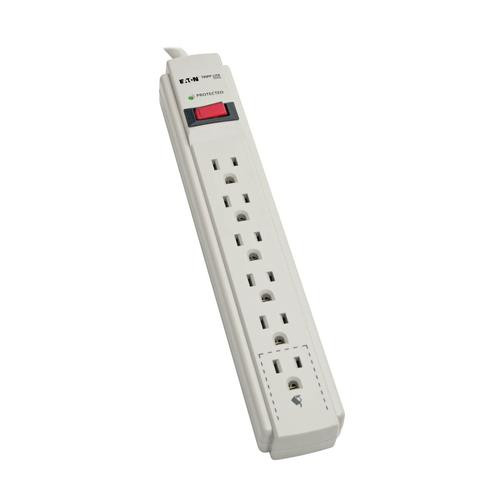 Tripp Lite  protection surtension Gris 6 sortie(s) CA 120 V 2,44 m - TLP608