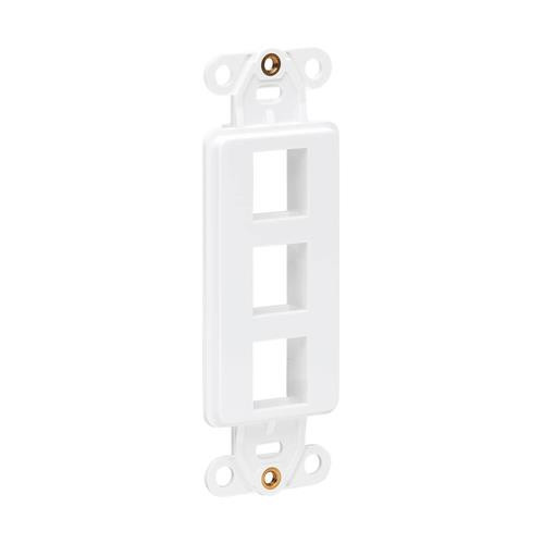 Tripp Lite  Plaque de commutation et obturateur Blanc - N042D-003V-WH