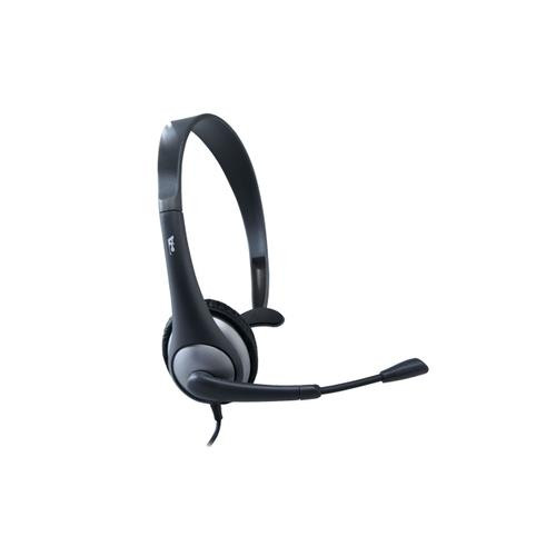 Cyber Acoustics  écouteur/casque Avec fil Arceau Bureau/Centre d'appels Noir - AC-104