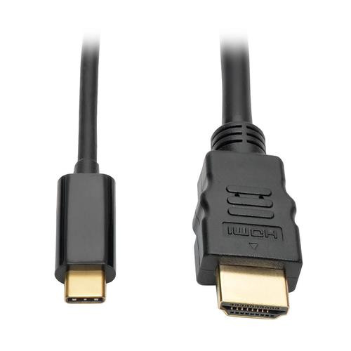 Tripp Lite  câble vidéo et adaptateur 1,8 m USB Type-C HDMI Noir - U444-006-H