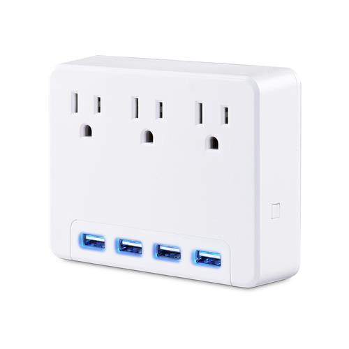 CyberPower  protection surtension Blanc 3 sortie(s) CA 125 V - P3WU