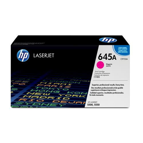 HP 645A toner LaserJet magenta authentique - C9733A