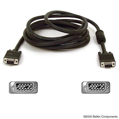 Belkin PRO Series High-Integrity VGA/SVGA Monitor Replacement Cable câble VGA 3 m VGA (D-Sub) Noir - F3H982-10