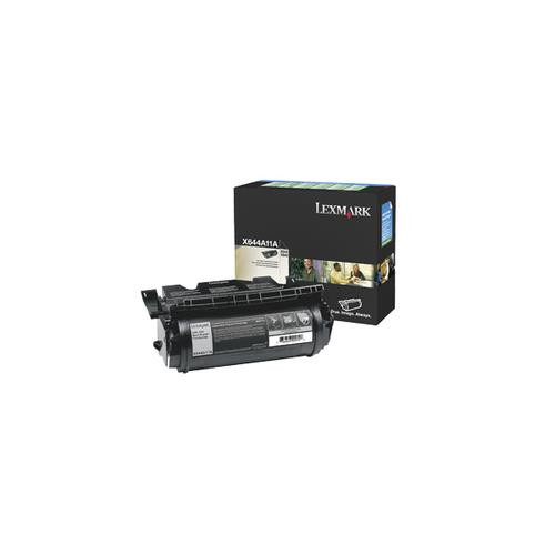 Lexmark X642e, X644e, X646e Return Program Print Cartridge cartouche d'encre Original Noir - X644A11A
