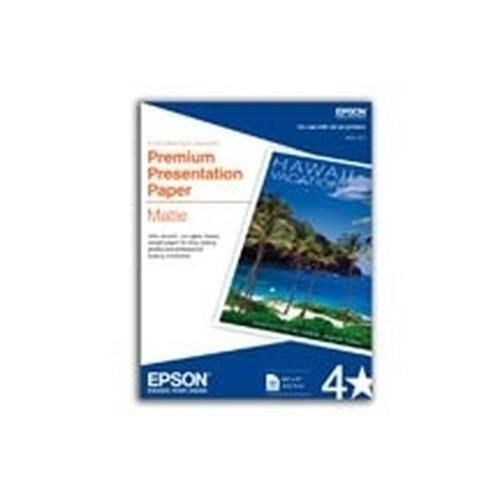 Epson Premium Presentation Paper Matte - 8.5" x 11" - 100 sheets - S042180