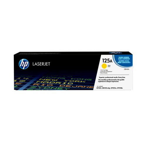 HP 125A toner LaserJet jaune authentique - CB542A