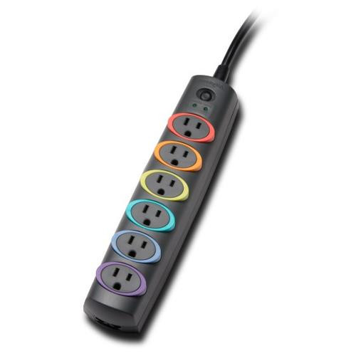 Kensington  protection surtension Noir, Multicolore 6 sortie(s) CA 2,1 m - K62147NA