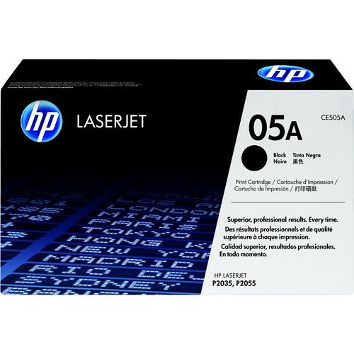 HP 05A toner LaserJet noir authentique - CE505A