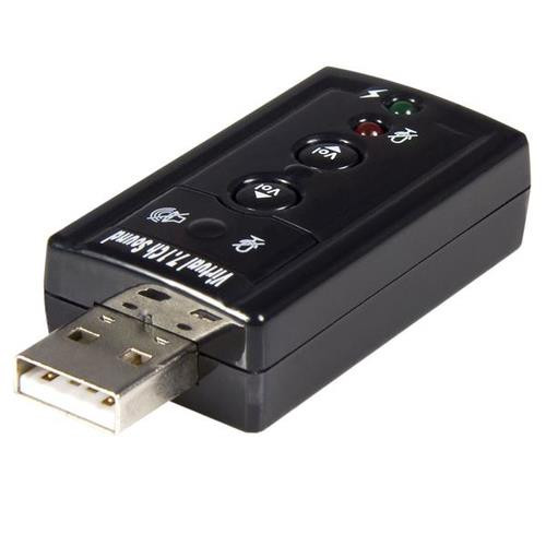 StarTech.com Adaptateur Carte Son USB vers Audio Stéréo avec Contrôle de Volume Externe - ICUSBAUDIO7