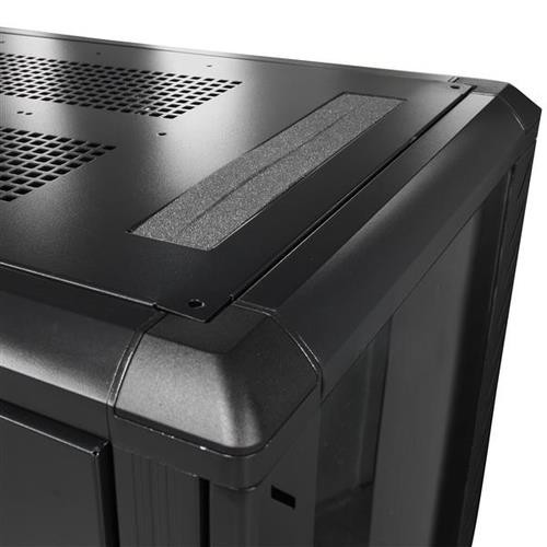 StarTech.com Armoire Rack Serveur 25U à 4 Montants, Armoire Verrouillable 19" pour Ordinateur/AV/Équipement IT, Rack Réseau pour Bureau/Domicile avec Roulettes et Rails de Montage Ajustables - RK2536BKF