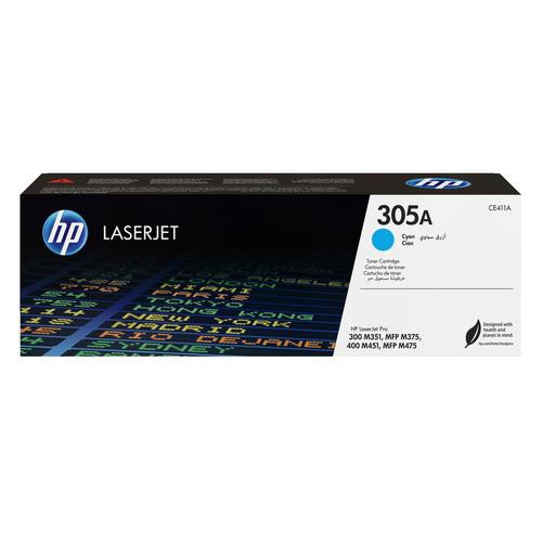 HP 305A toner LaserJet cyan authentique - CE411A
