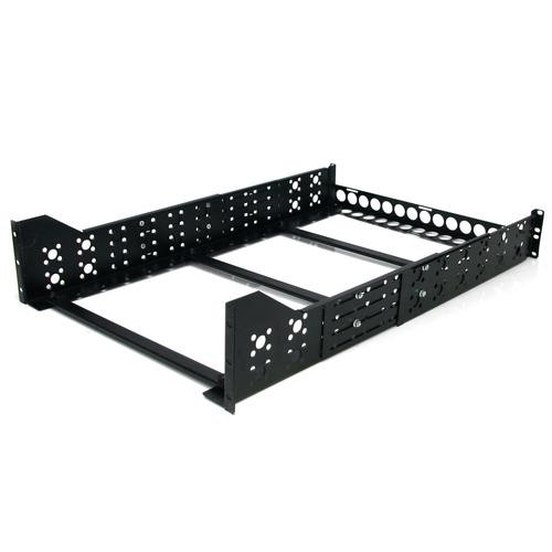 StarTech.com Rails fixes universels à profondeur réglable pour rack de serveur 3U 19" - UNIRAILS3U