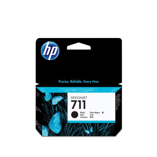 HP 711 cartouche d'encre DesignJet noir, 38 ml - CZ129A