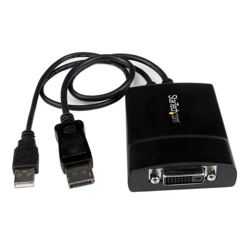 StarTech.com Adaptateur Actif DisplayPort vers DVI-D Dual Link - Convertisseur DP DVI Actif - DP2DVID2