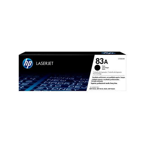 HP 83A toner LaserJet noir authentique - CF283A