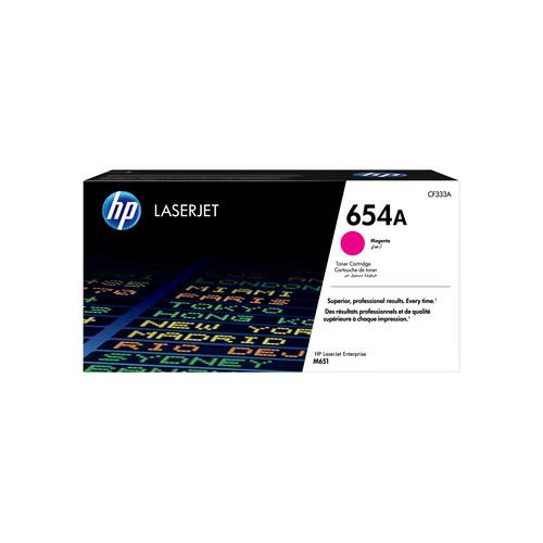 HP 654A toner magenta authentique LaserJet - CF333A