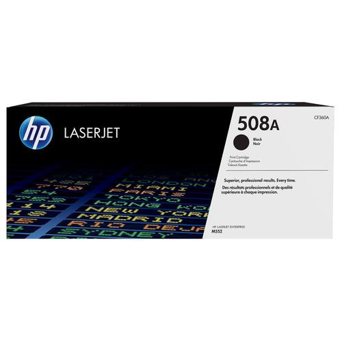 HP 508A toner LaserJet Noir authentique - CF360A