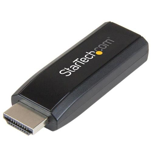 StarTech.com Adaptateur vidéo compact HDMI vers VGA avec audio - M/F - 1920x1200 / 1080p - HD2VGAMICRA