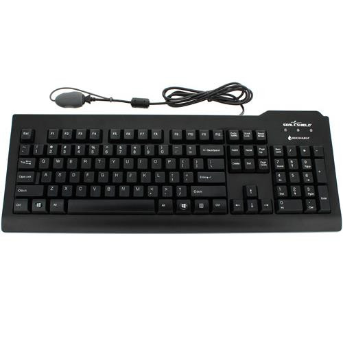Seal Shield Silver Seal clavier Universel USB QWERTY Anglais américain Noir - SSKSV207L