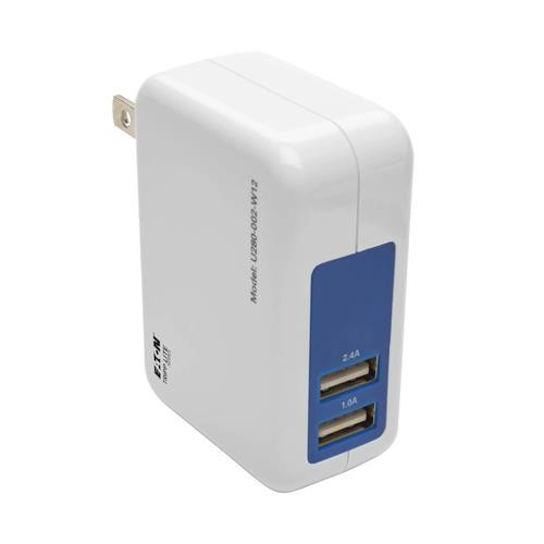 Tripp Lite  chargeur d'appareils mobiles Universel Bleu, Blanc Secteur Intérieure - U280-002-W12