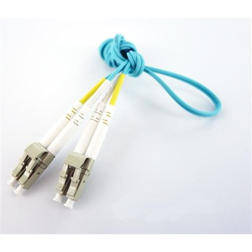 Axiom LC/LC MM Duplex OM4, 1m câble InfiniBand et à fibres optiques Turquoise - LCLCB4PAS1-AX