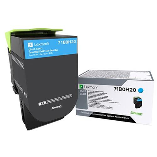 Lexmark  Cartouche de toner 1 pièce(s) Original Cyan - 71B0H20
