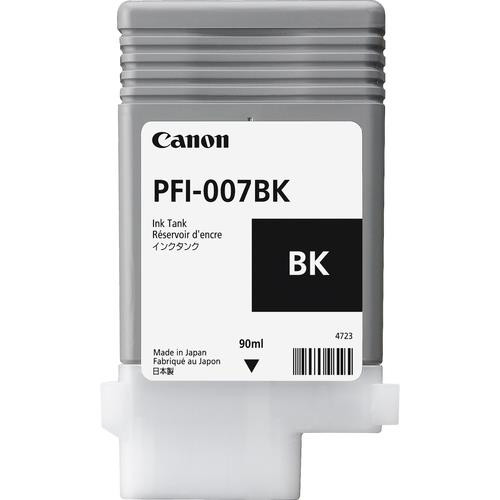 Canon PFI-007BK cartouche d'encre Original Rendement standard Noir - 2143C001