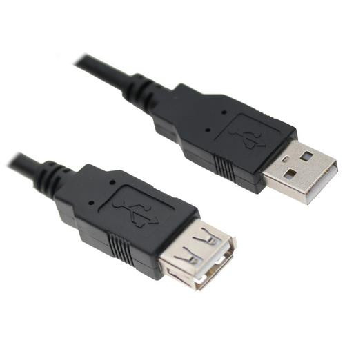 Axiom USB 2.0 0.9m câble USB 0,9 m USB A Noir - USB2AAMF03-AX