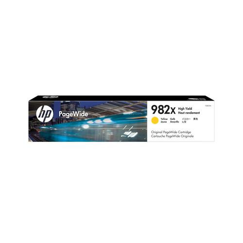 HP Cartouche d’encre jaune PageWide 982X grande capacité authentique - T0B29A