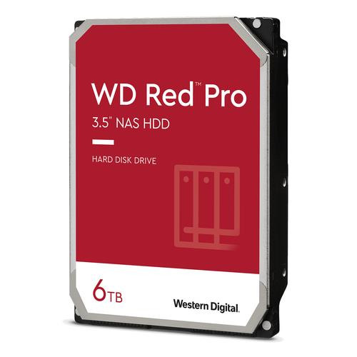Western Digital RED PRO 6 TB disque dur 6 To 7200 tr/min 256 Mo 3.5" Série ATA III - WD6003FFBX