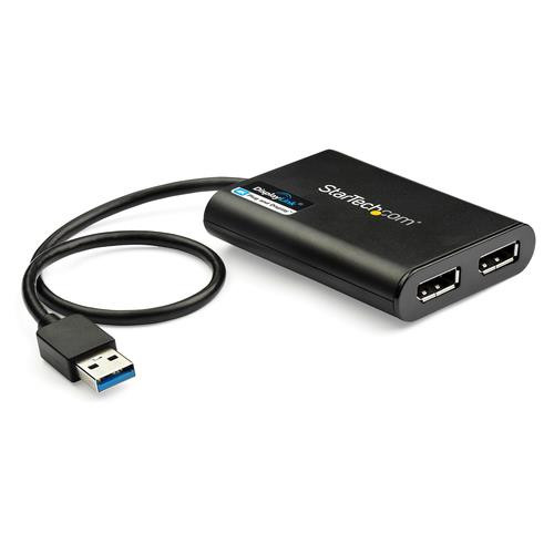 StarTech.com Adaptateur USB 3.0 vers double DisplayPort 4K 60 Hz - USB32DP24K60